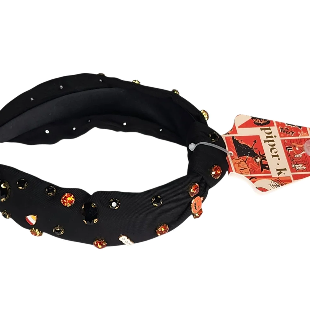 Piper K Rhinestone Embellished Halloween Theme Headband